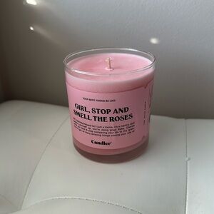 Candier candle Girl Stop and Smell the Roses